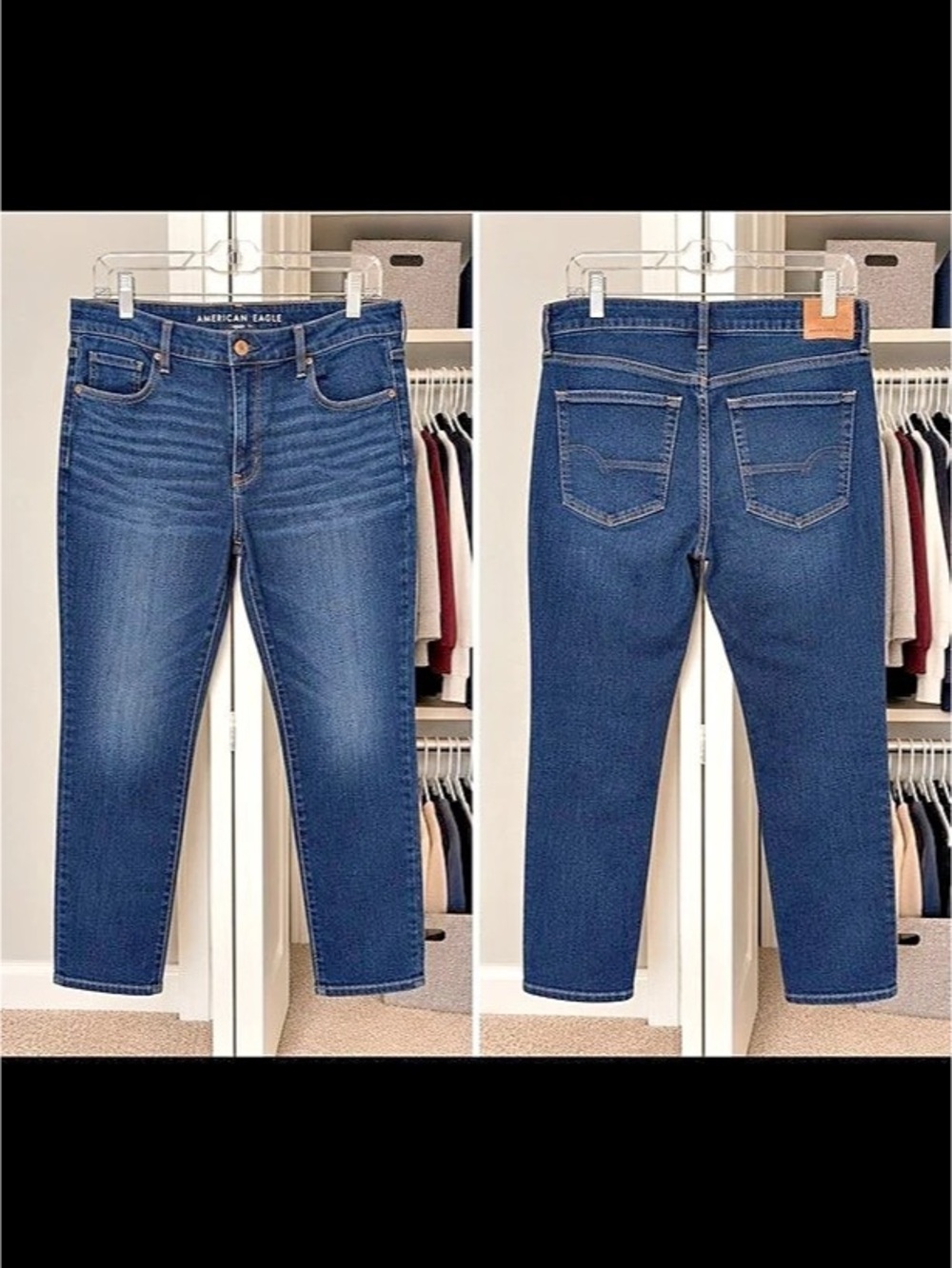 American Eagle Blue Skinny Jeans